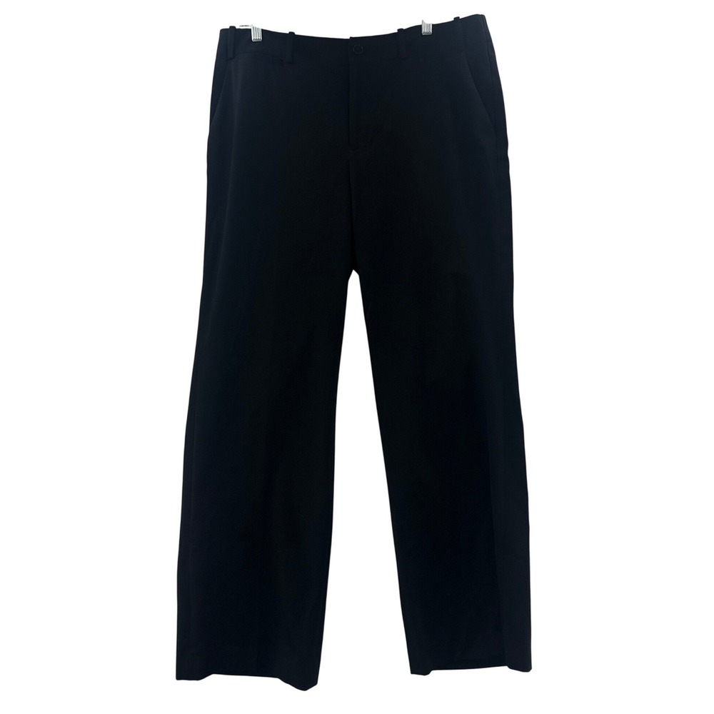 Lauren Ralph Lauren Sanderson Pants Womens 14 Black Excellent Straight Leg Dress